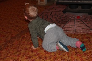 Silas crawling